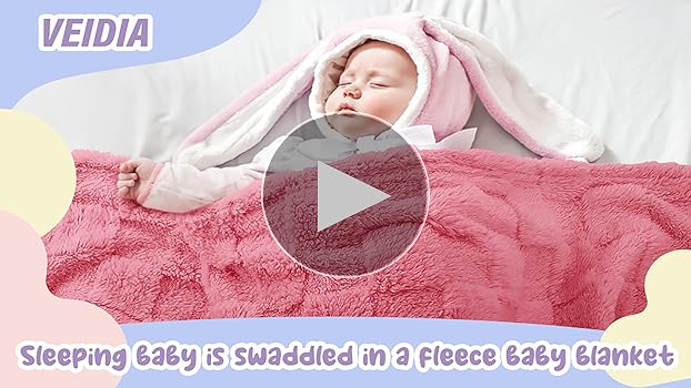 Amazon.com: Plush Soft with Square Checkered Baby Blanket